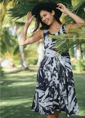 "Lau kala Black” Sleeveless Black Natalie Dress W3127 LAKE B by Jams World