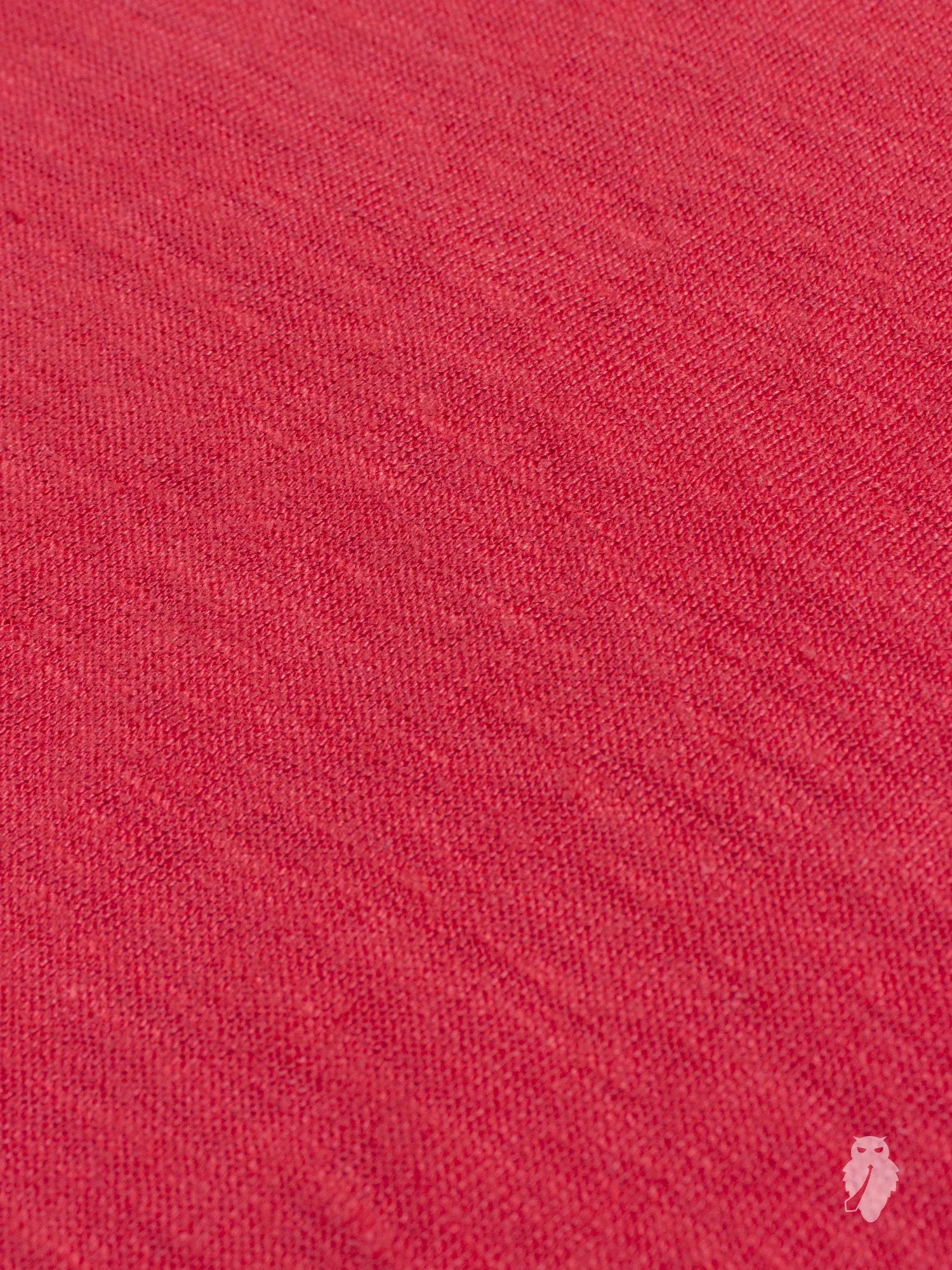 "Organic Linen" T-Shirt in Scarlet