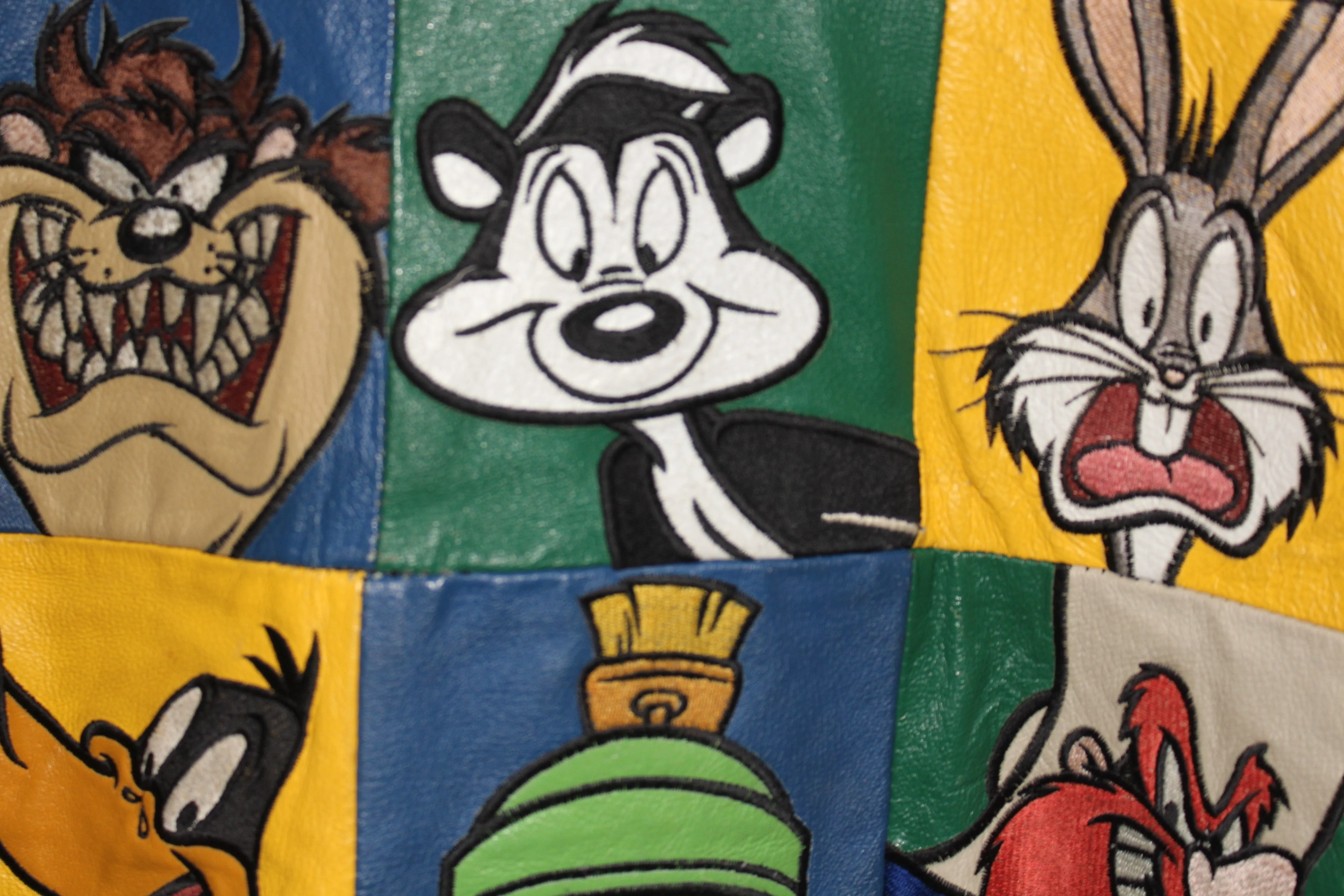 Rare Looney Tunes Original Leather Jacket (L)