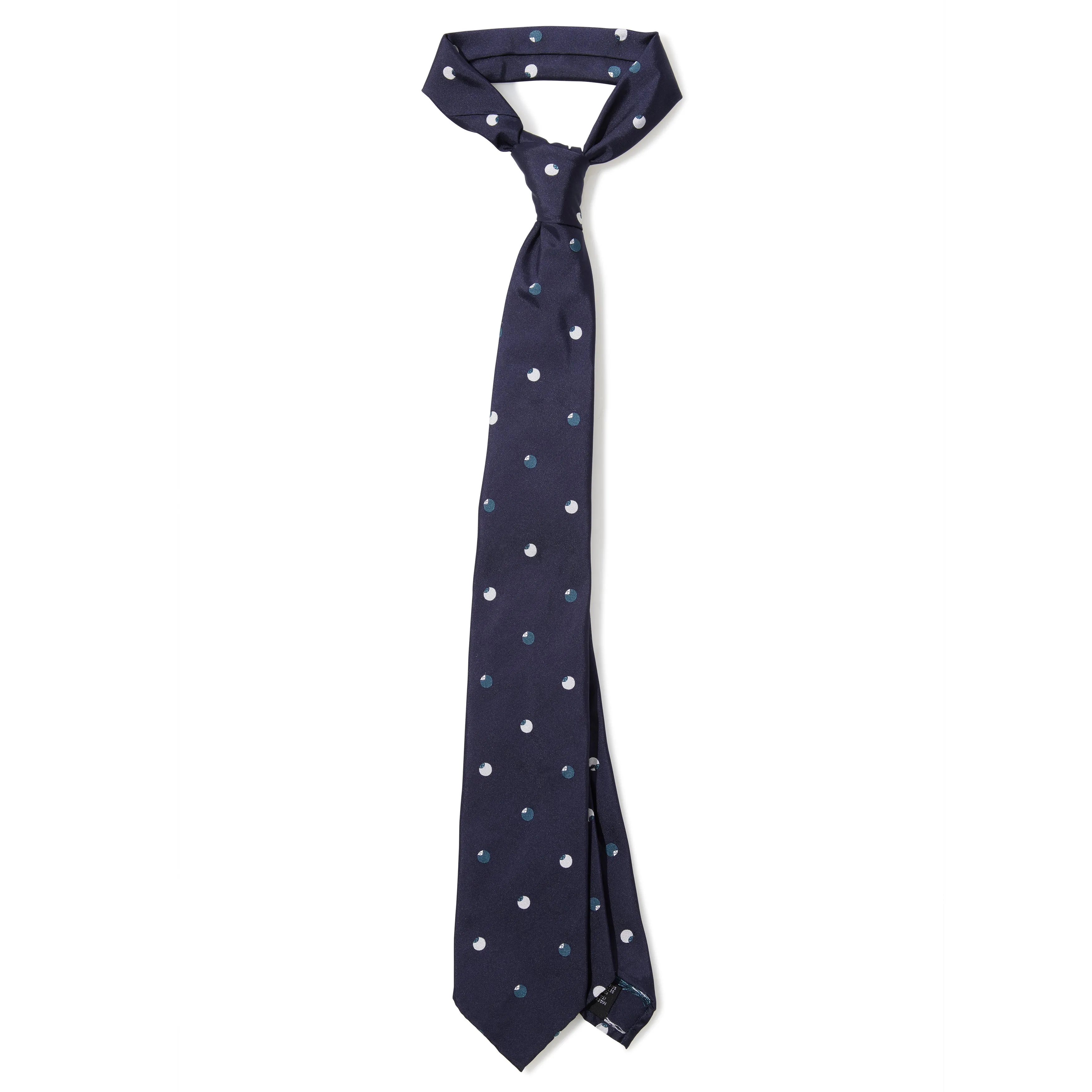 Silk Jacquard Dot Seven-fold Tie