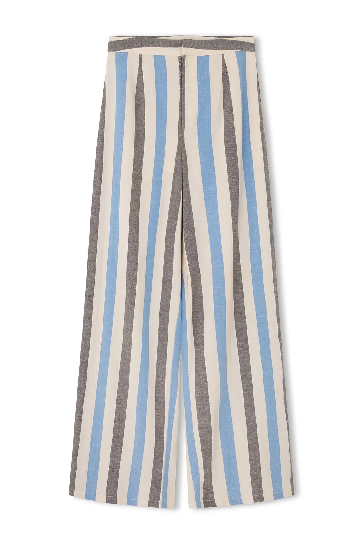 Sky Stripe Organic Cotton Blend Pant