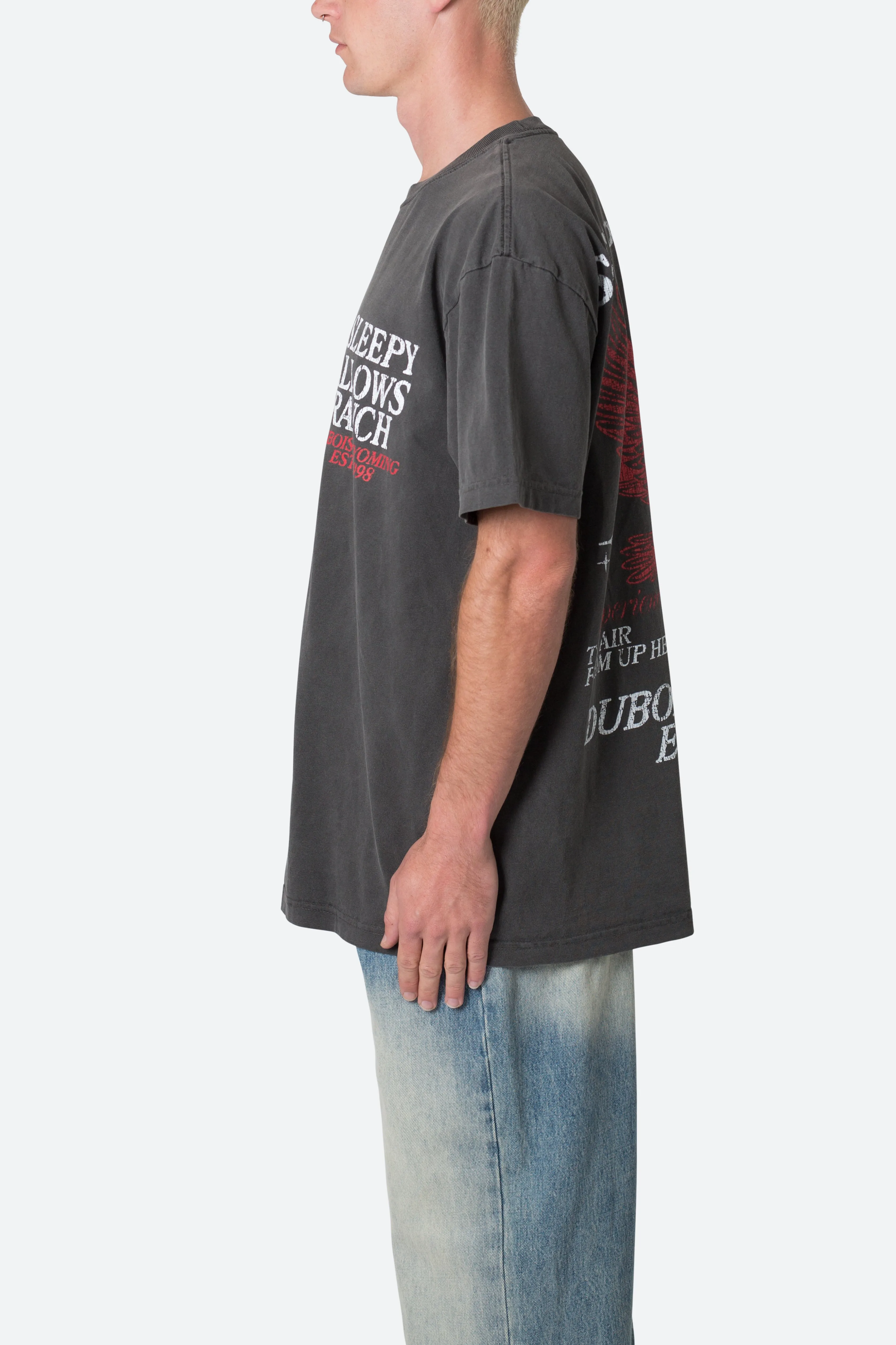 Sleepy Hallows Tee - Washed Black