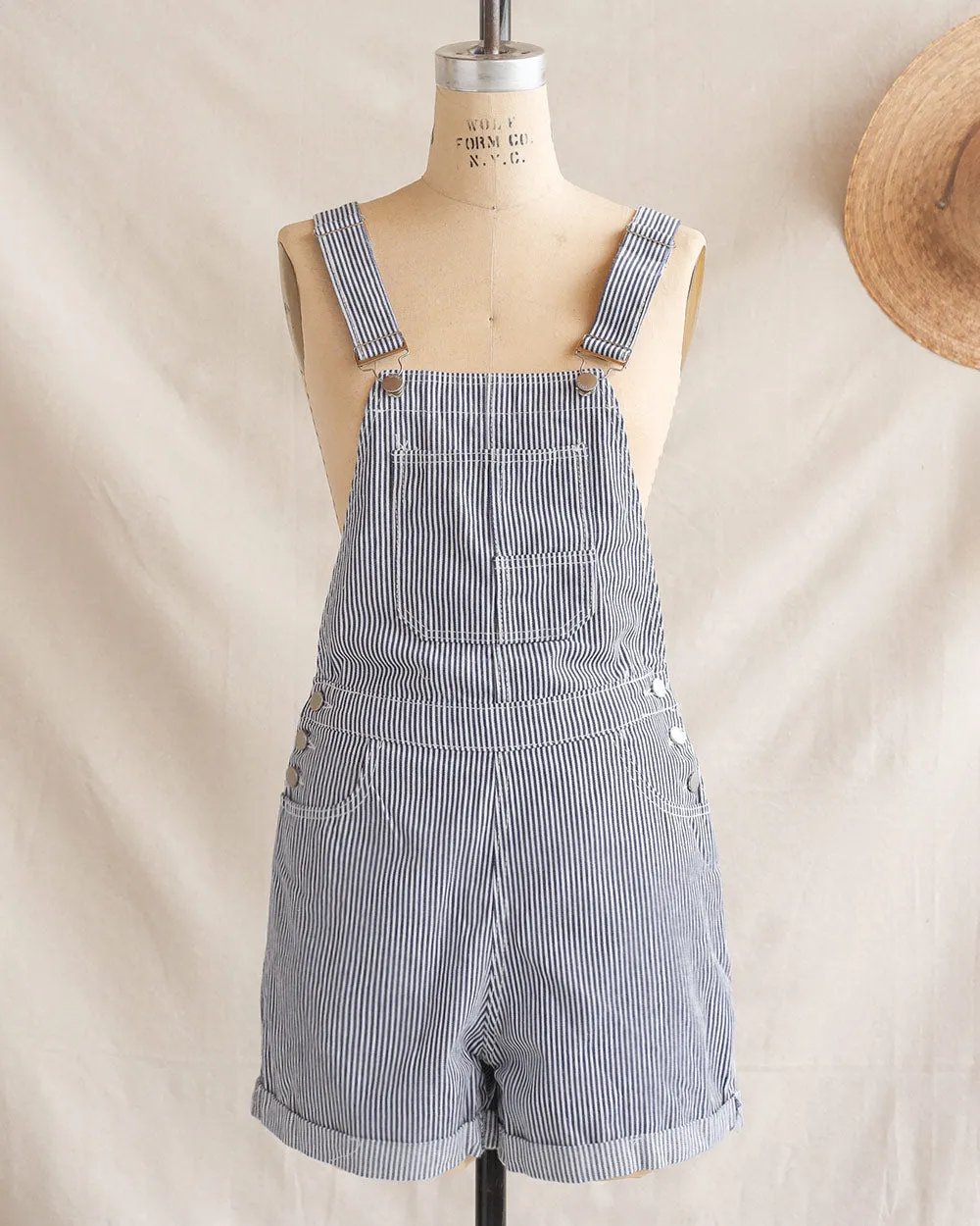 Sommen Striped Shortalls