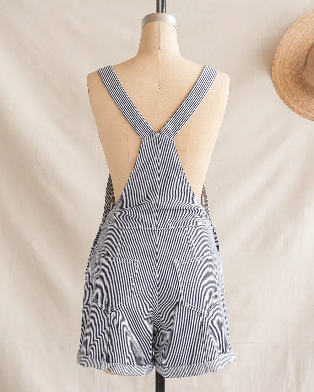 Sommen Striped Shortalls