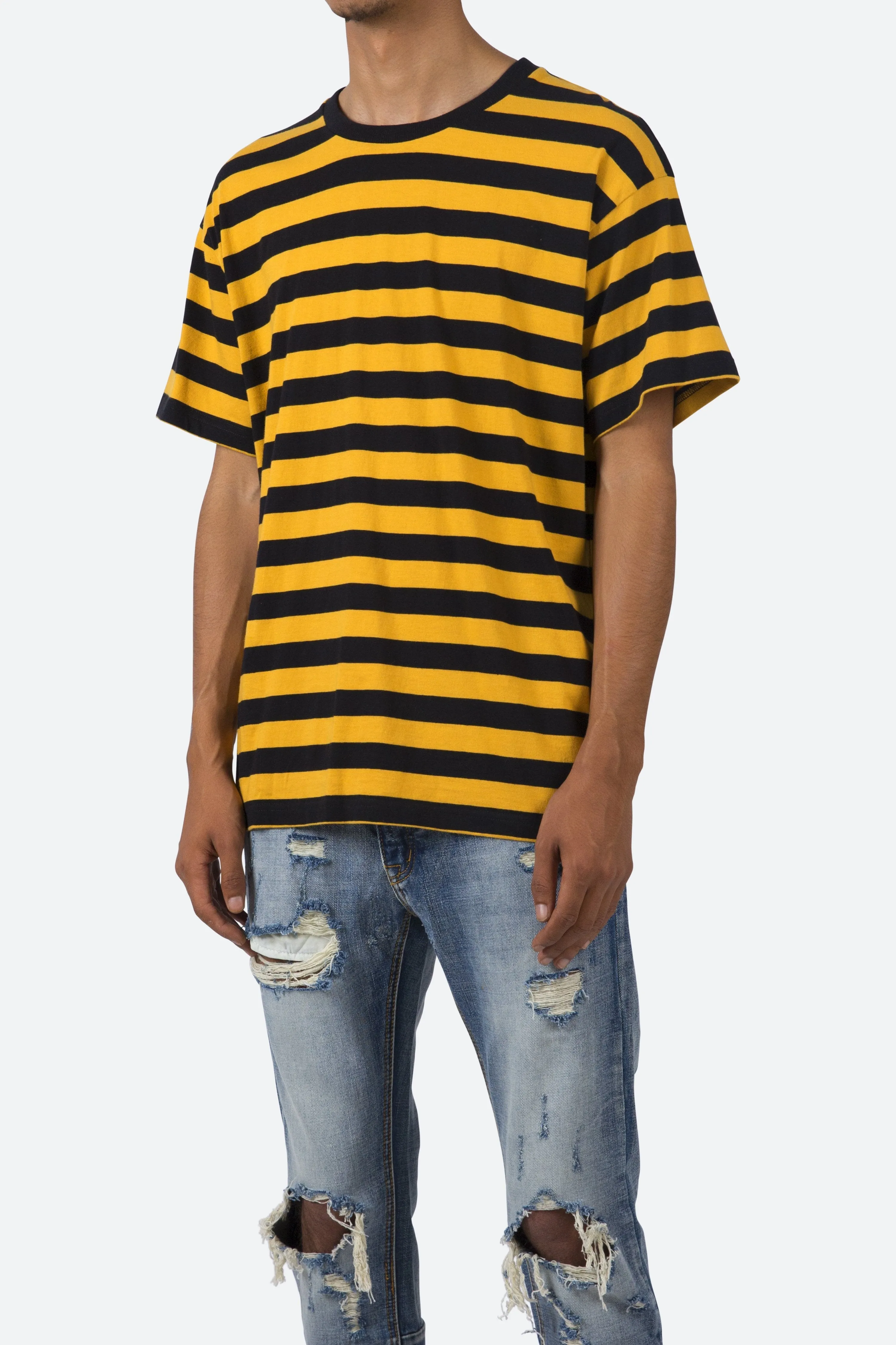 Striped Tee - Yellow/Black