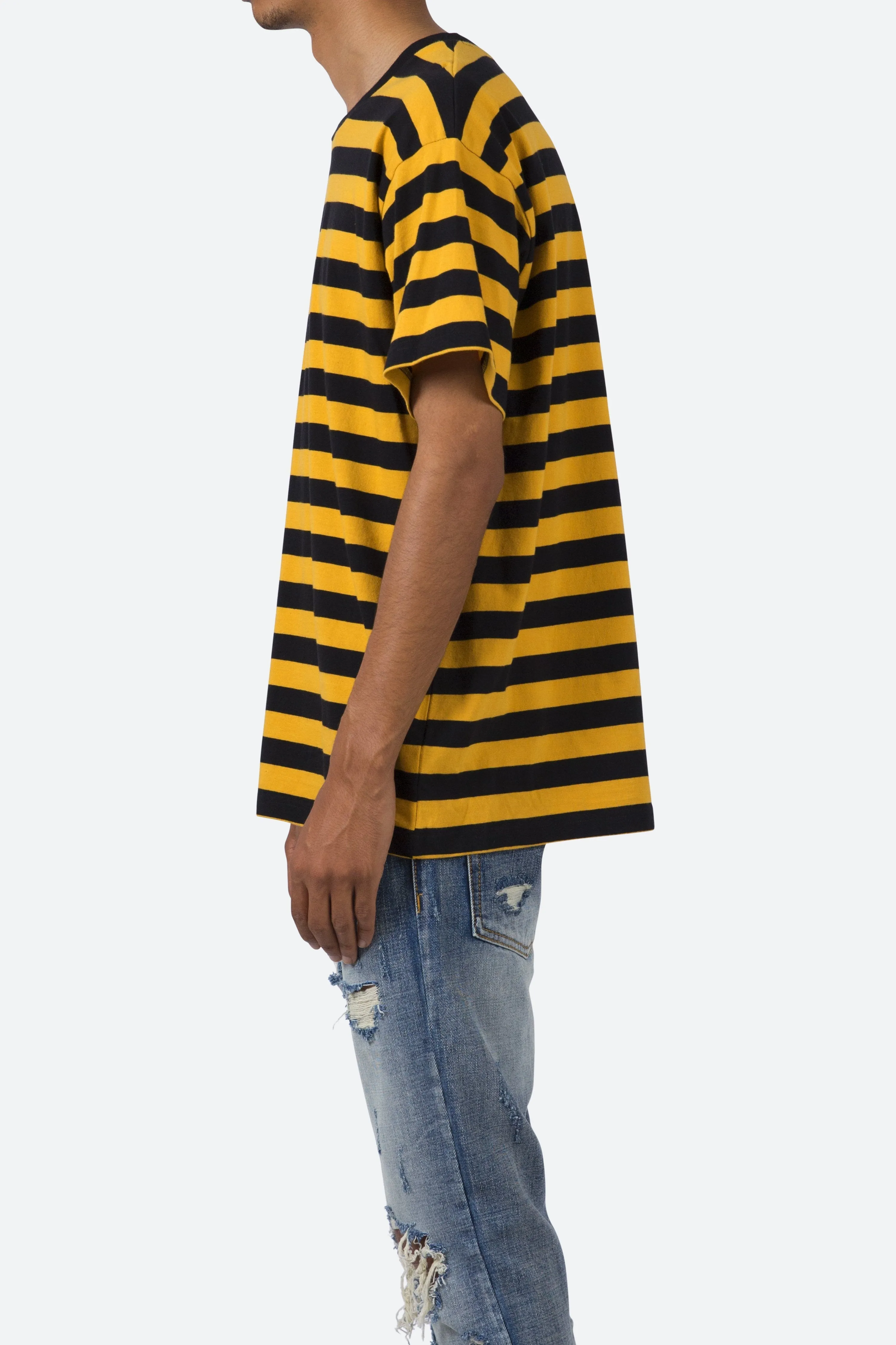 Striped Tee - Yellow/Black