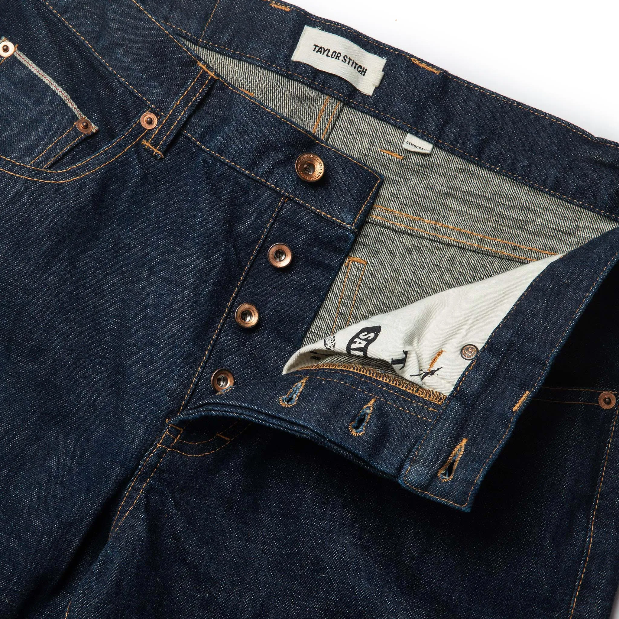 The Democratic Jean in Rinsed Organic Selvage