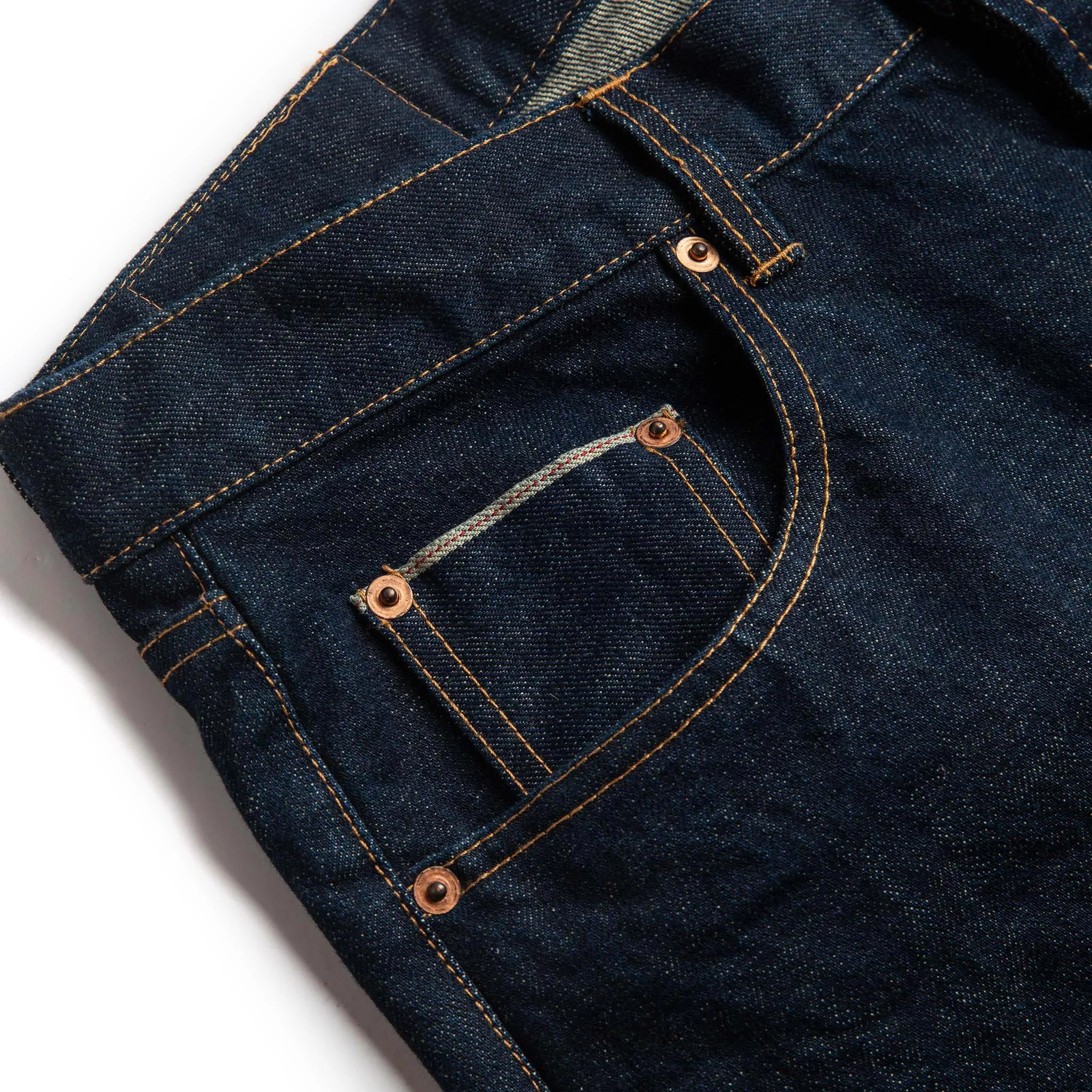 The Democratic Jean in Rinsed Organic Selvage