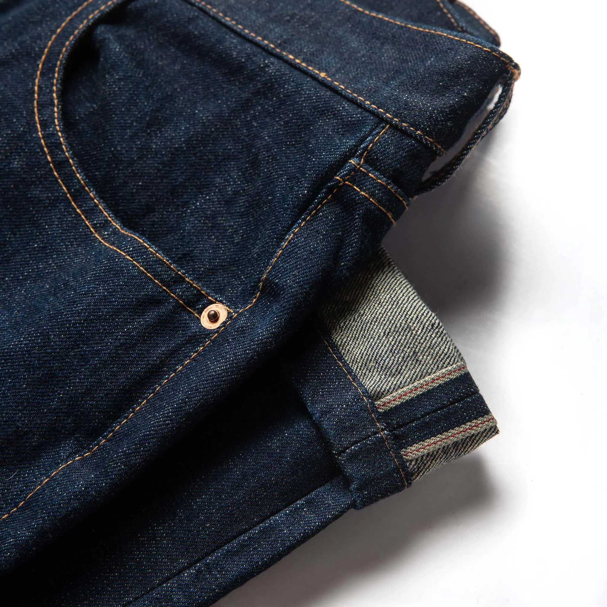 The Democratic Jean in Rinsed Organic Selvage