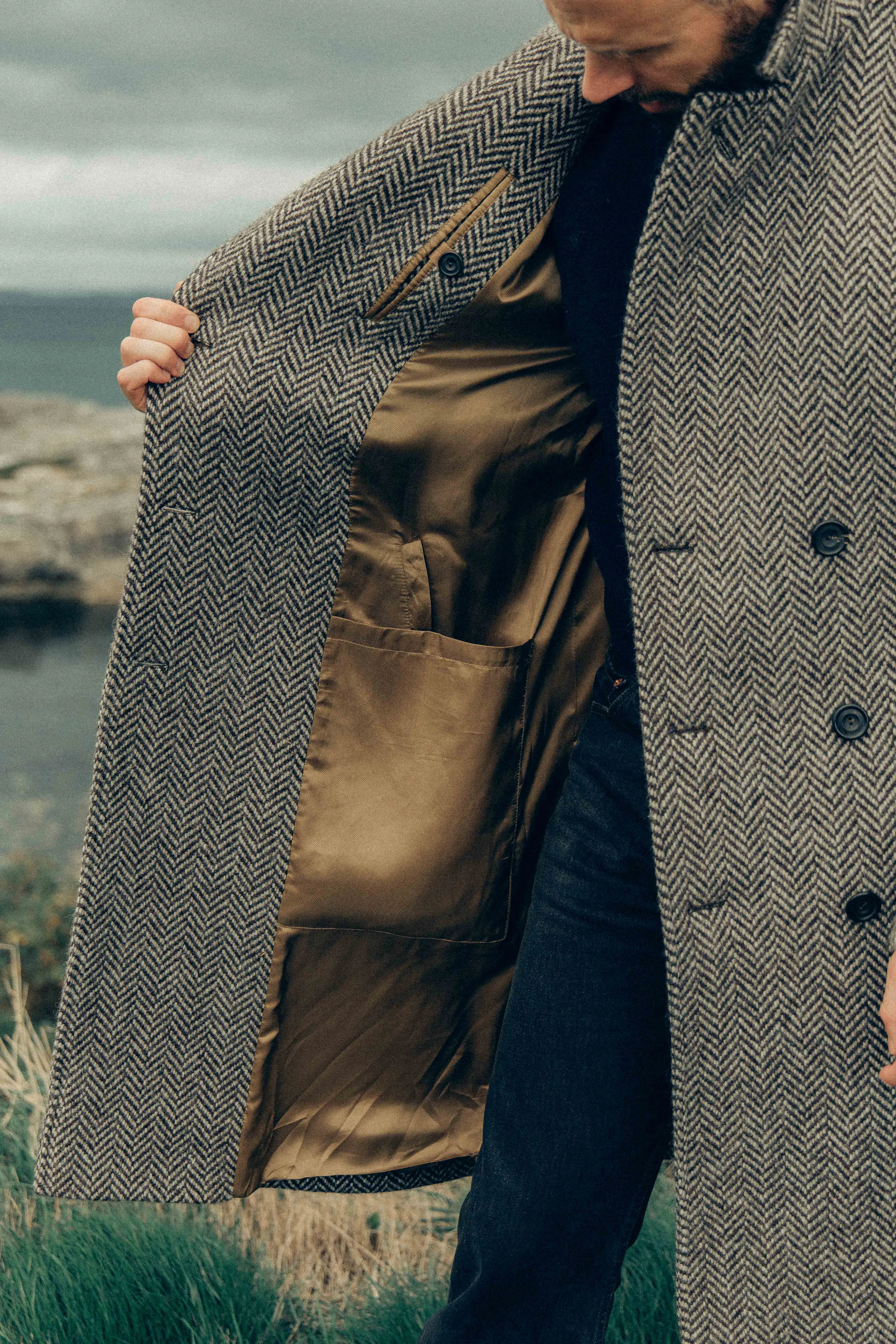 The Classic English Tweed Overcoat