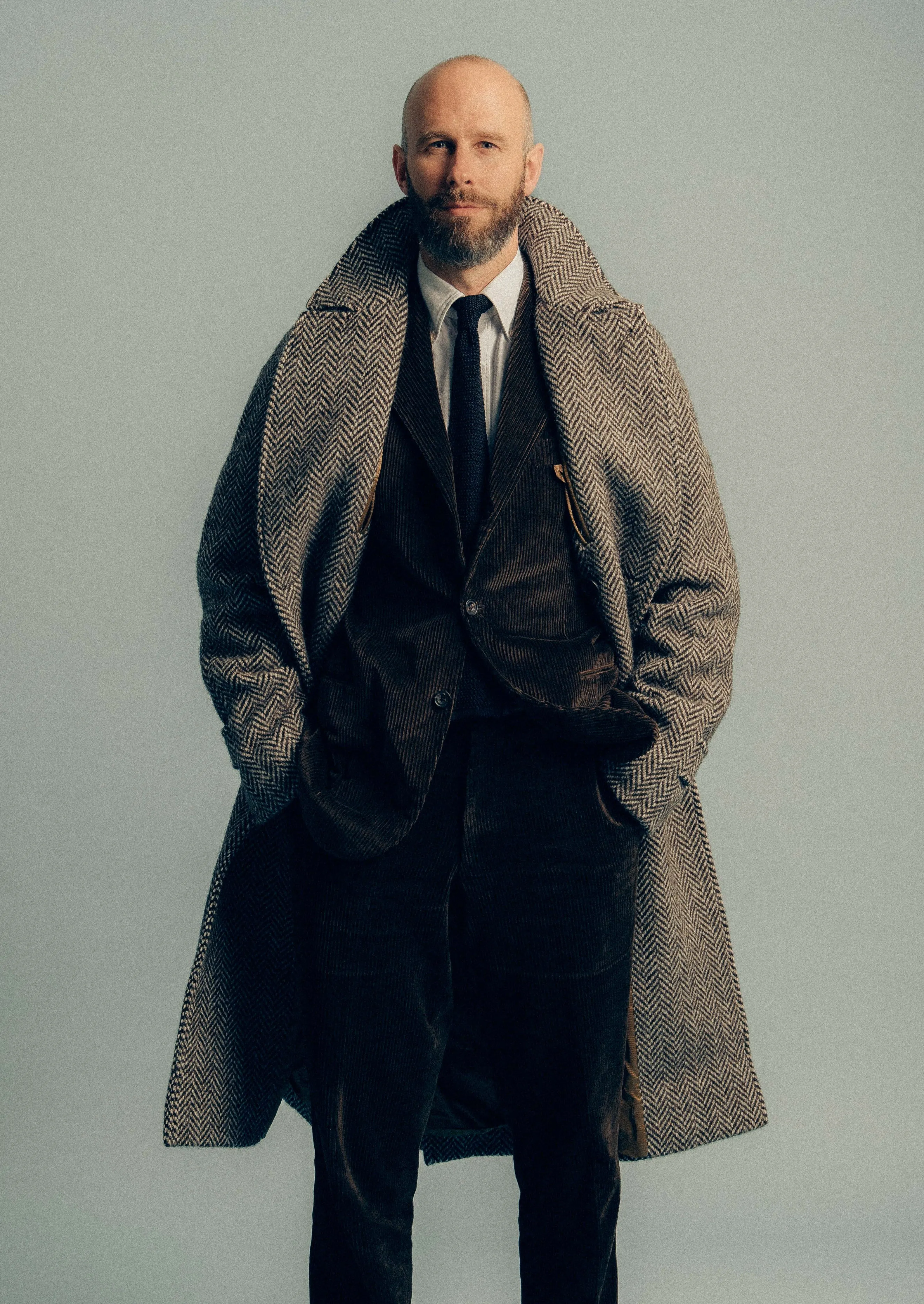 The Classic English Tweed Overcoat