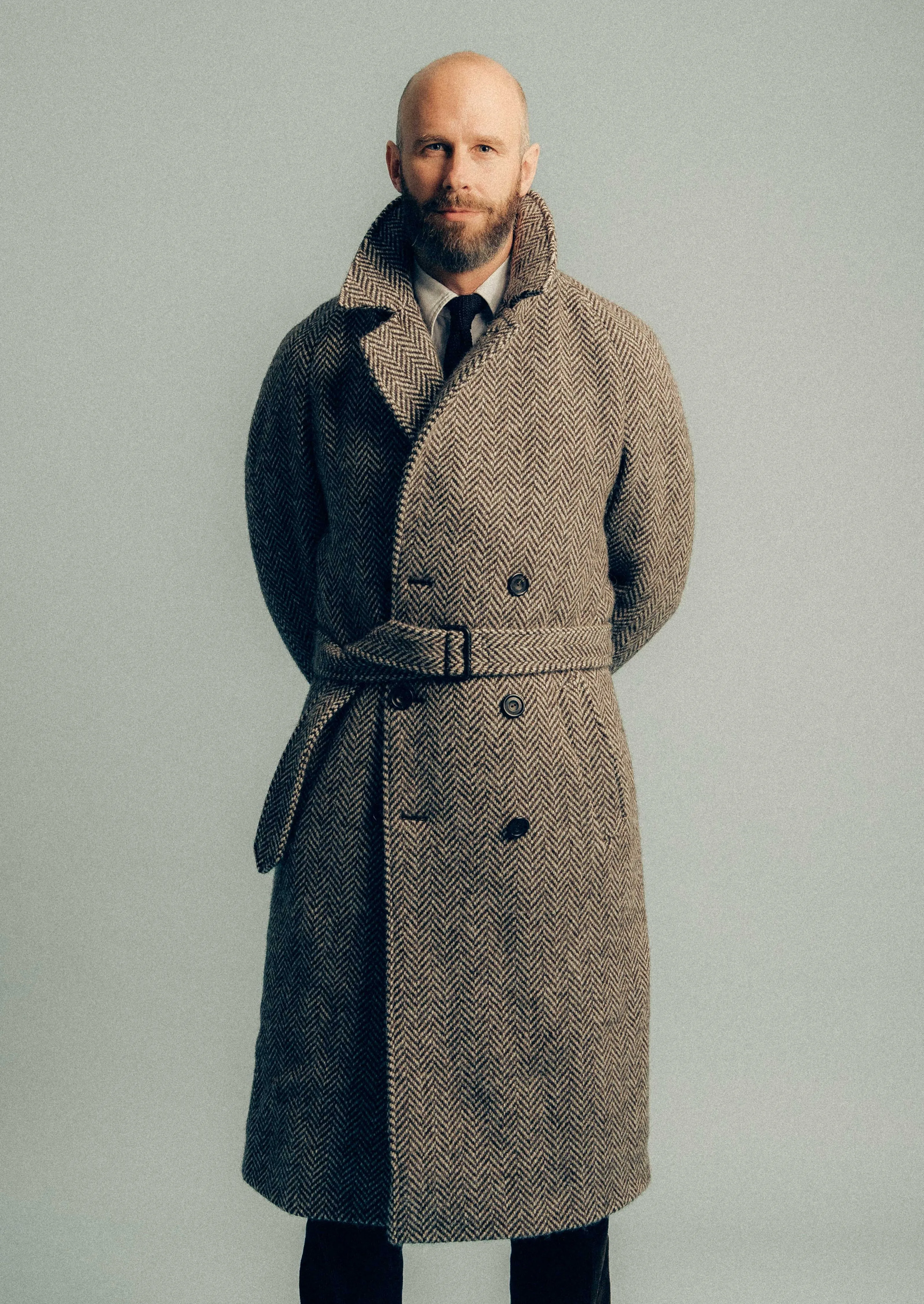 The Classic English Tweed Overcoat