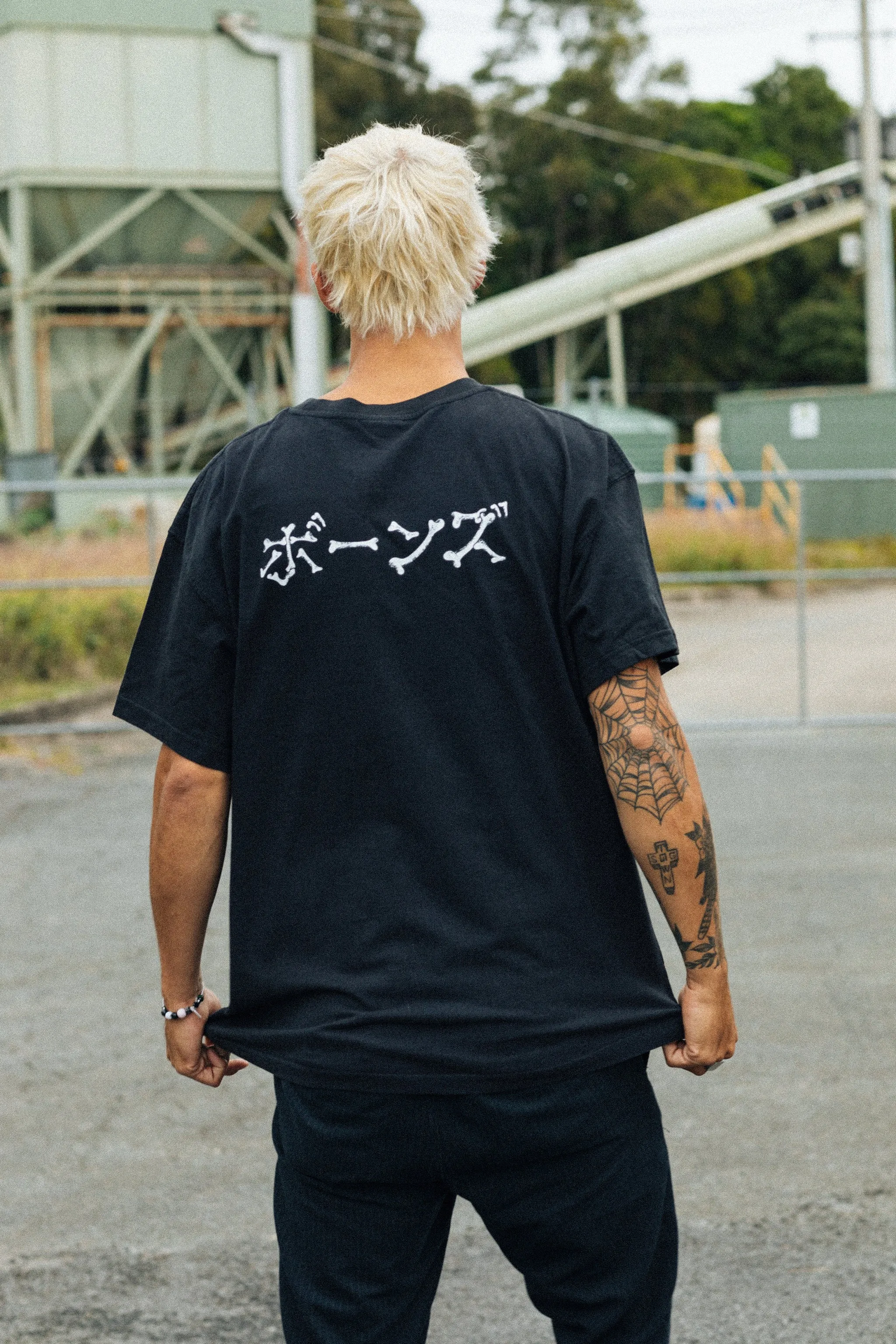 The Geisha Tee - Vintage Black