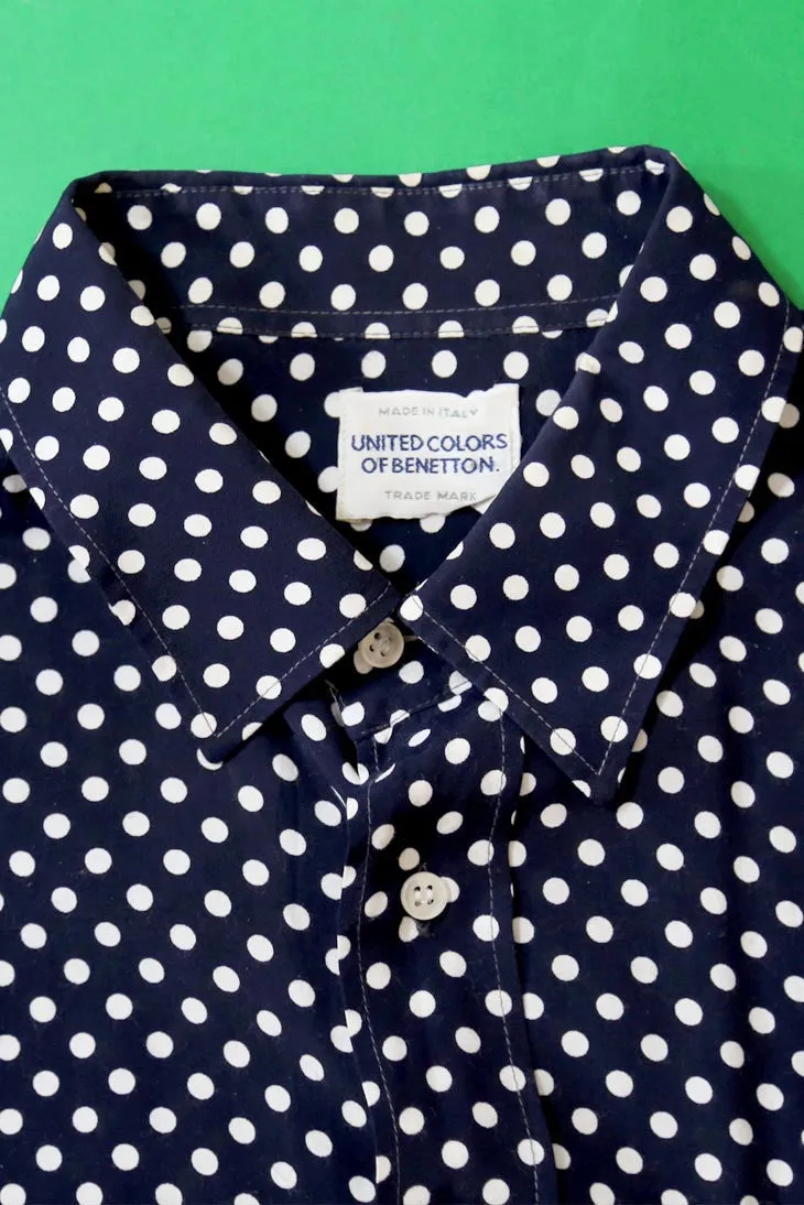 United Colours of Benetton Polka Dot Boyfriend Shirt