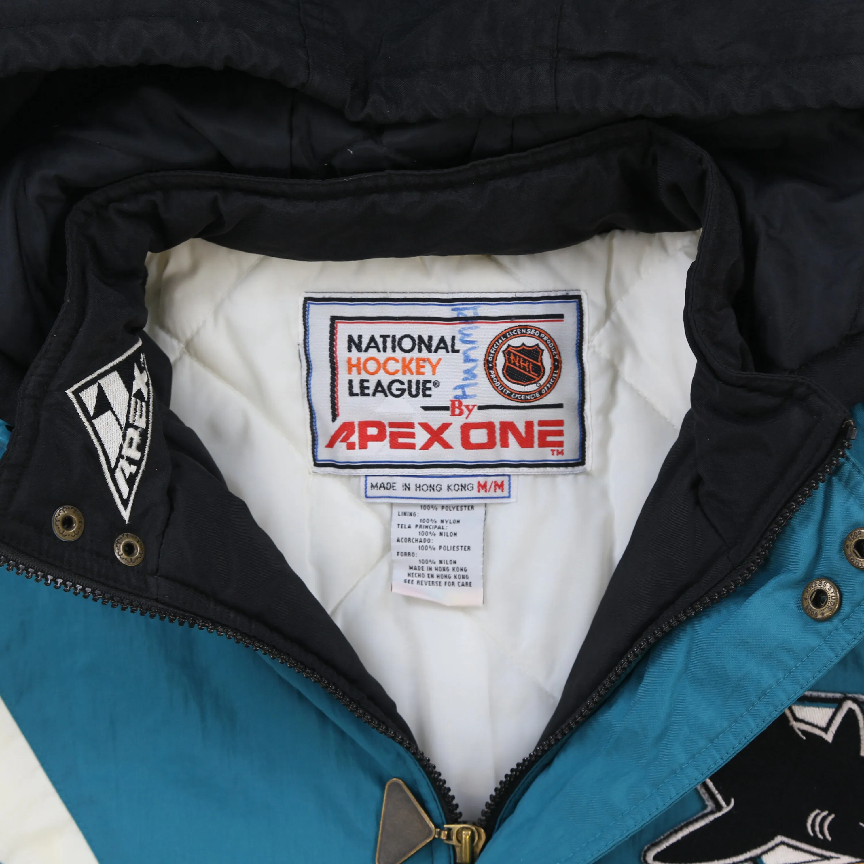 Vintage 90s San Jose Sharks Big Logo Jacket