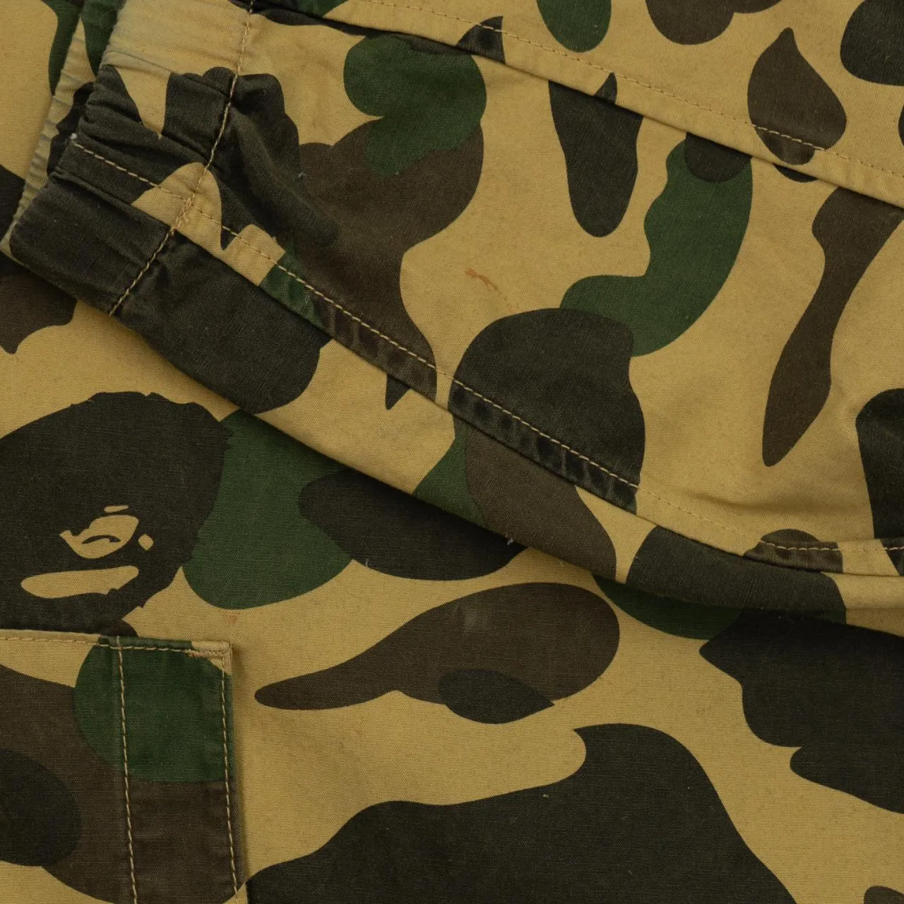 Vintage Bape Camo Q Zip Jacket Size L