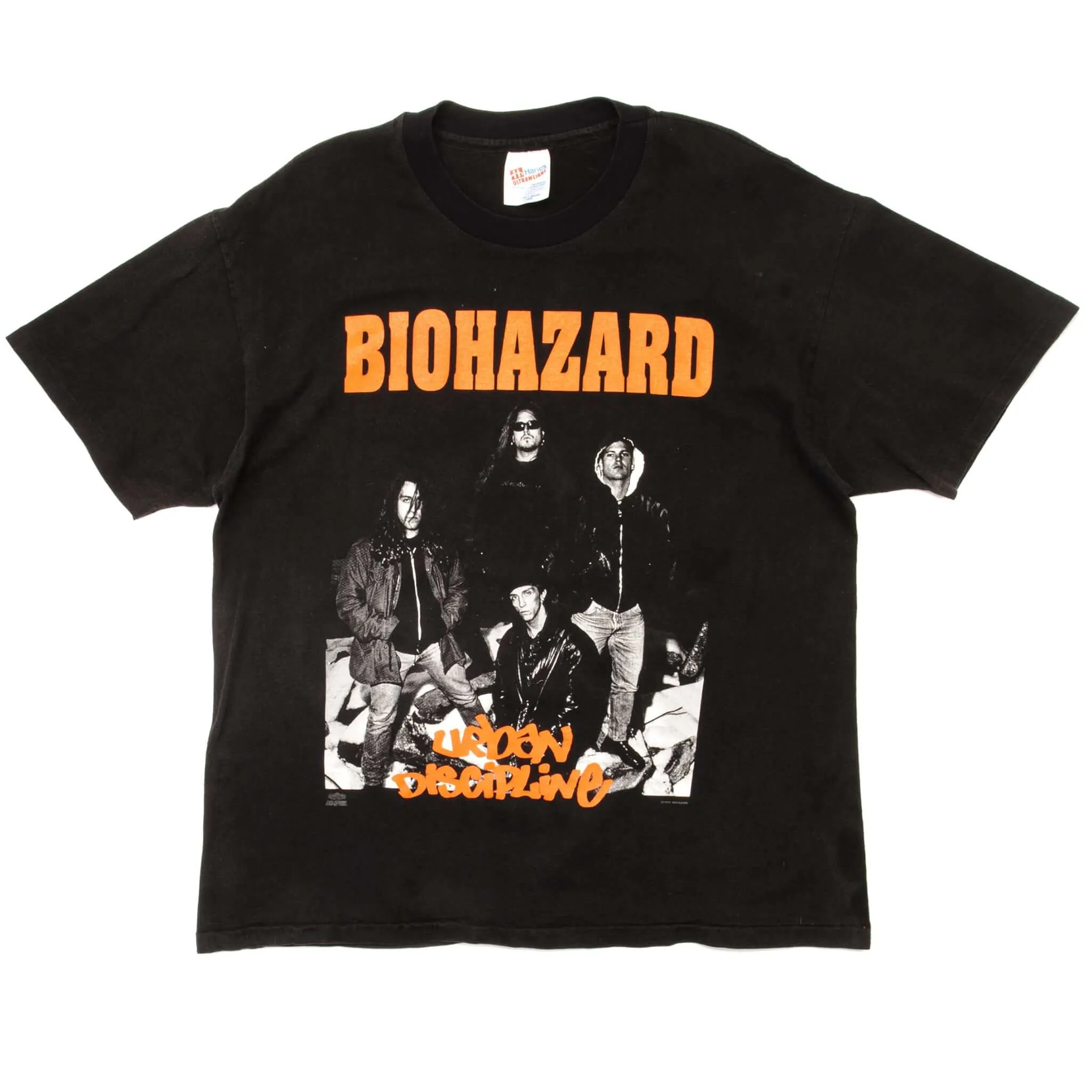 VINTAGE BIOHAZARD TEE SHIRT 1992 SIZE LARGE MADE IN USA