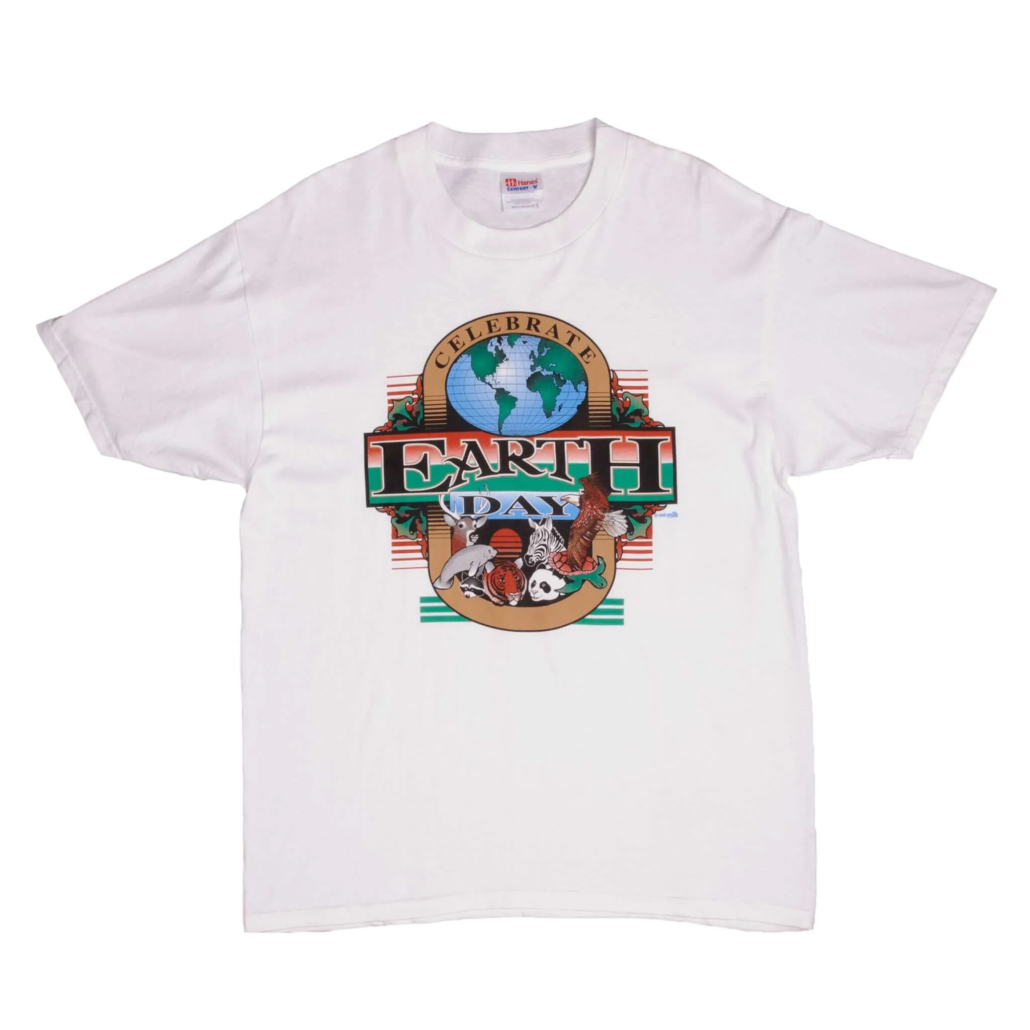 VINTAGE CELEBRATE EARTH DAY TEE SHIRT 1996 SIZE LARGE