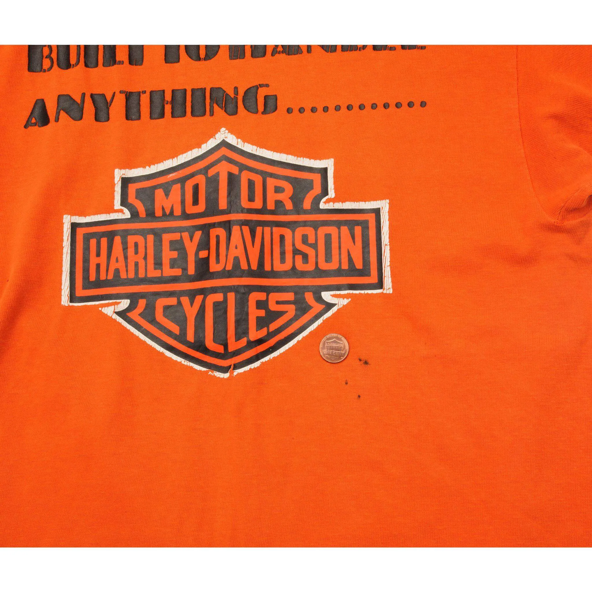 VINTAGE CHAMPION HARLEY DAVIDSON TEE SHIRT 1970s SIZE SMALL MADE IN USA