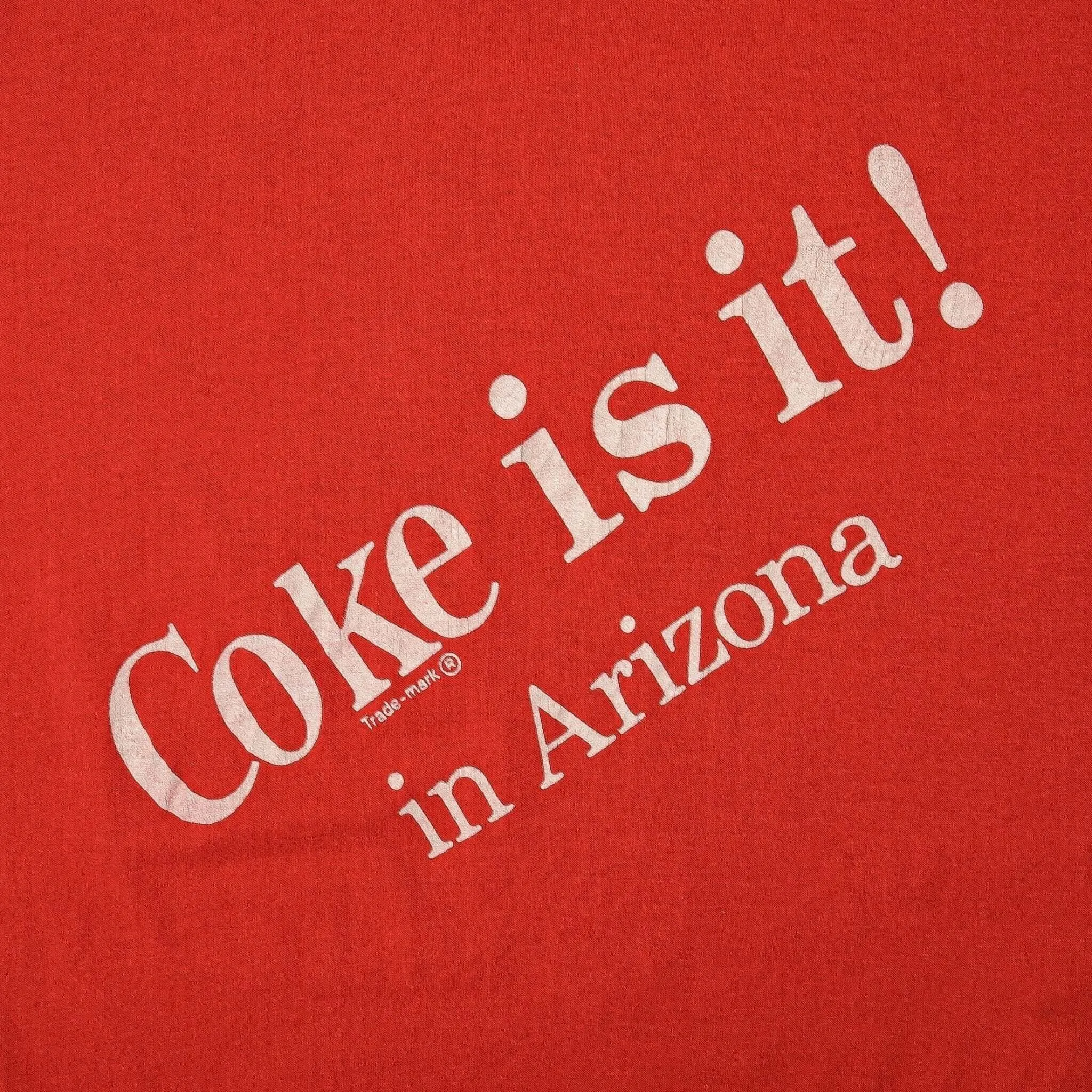 VINTAGE COCA COLA ARIZONA STATE FAIR TEE SHIRT 1984 SIZE XS MADE IN USA