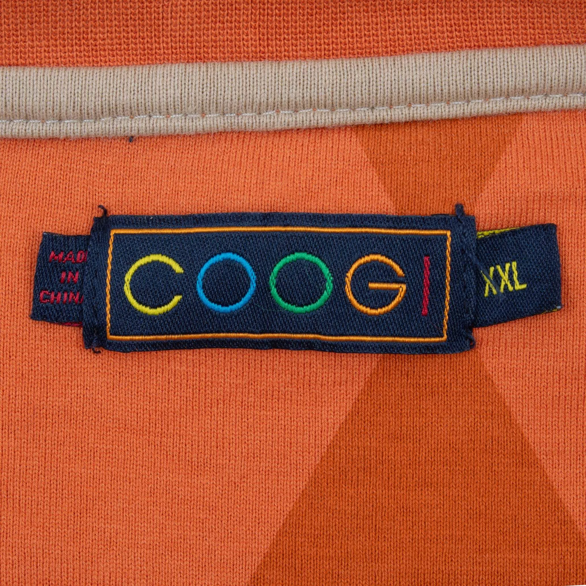 VINTAGE COOGI AUSTRALIA 1969 CHECKERED TEE SHIRT 2000S SIZE 2XL