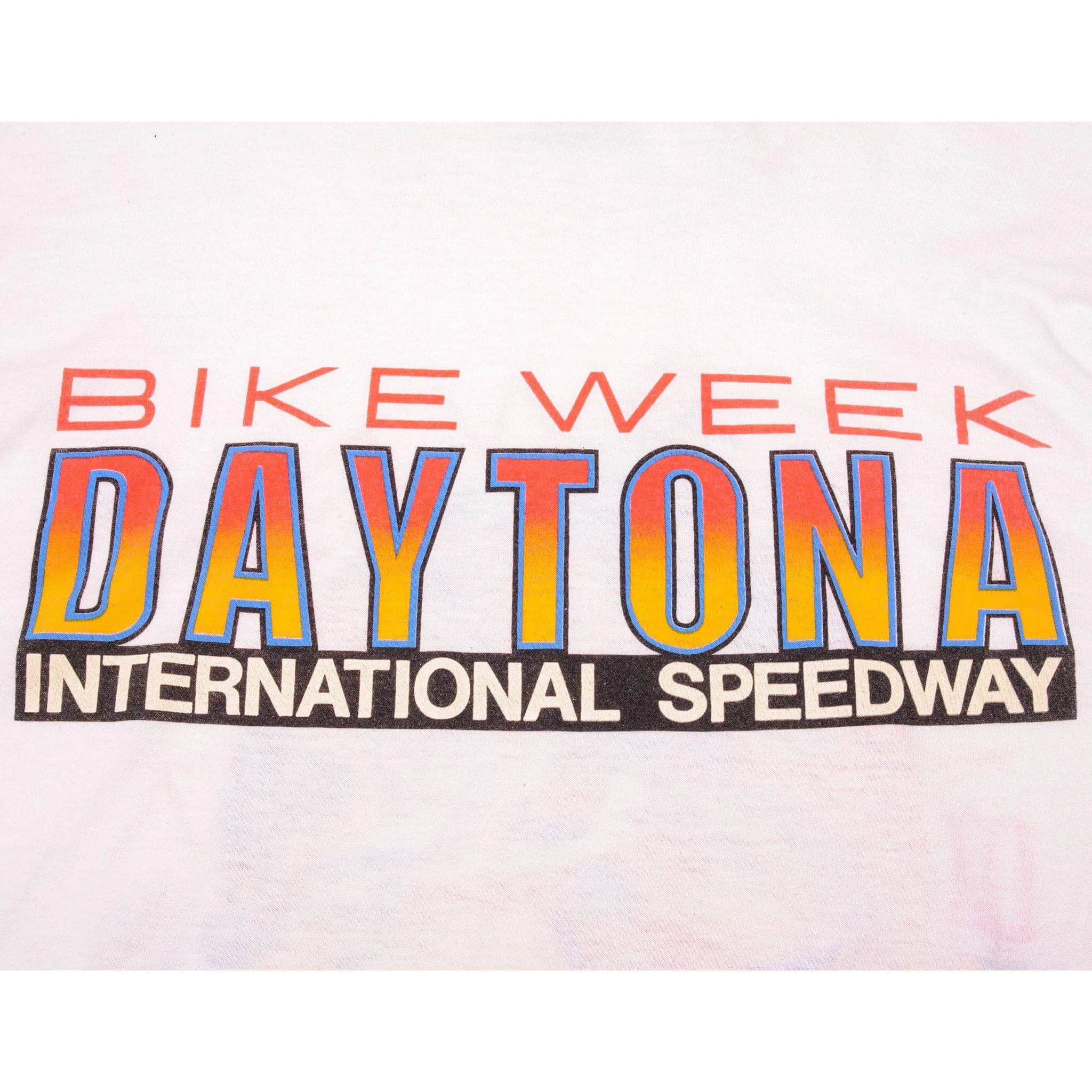 VINTAGE DAYTONA BIKE WEEK LONG SLEEVES TEE SHIRT 1990s SIZE MEDIUM MADE IN USA