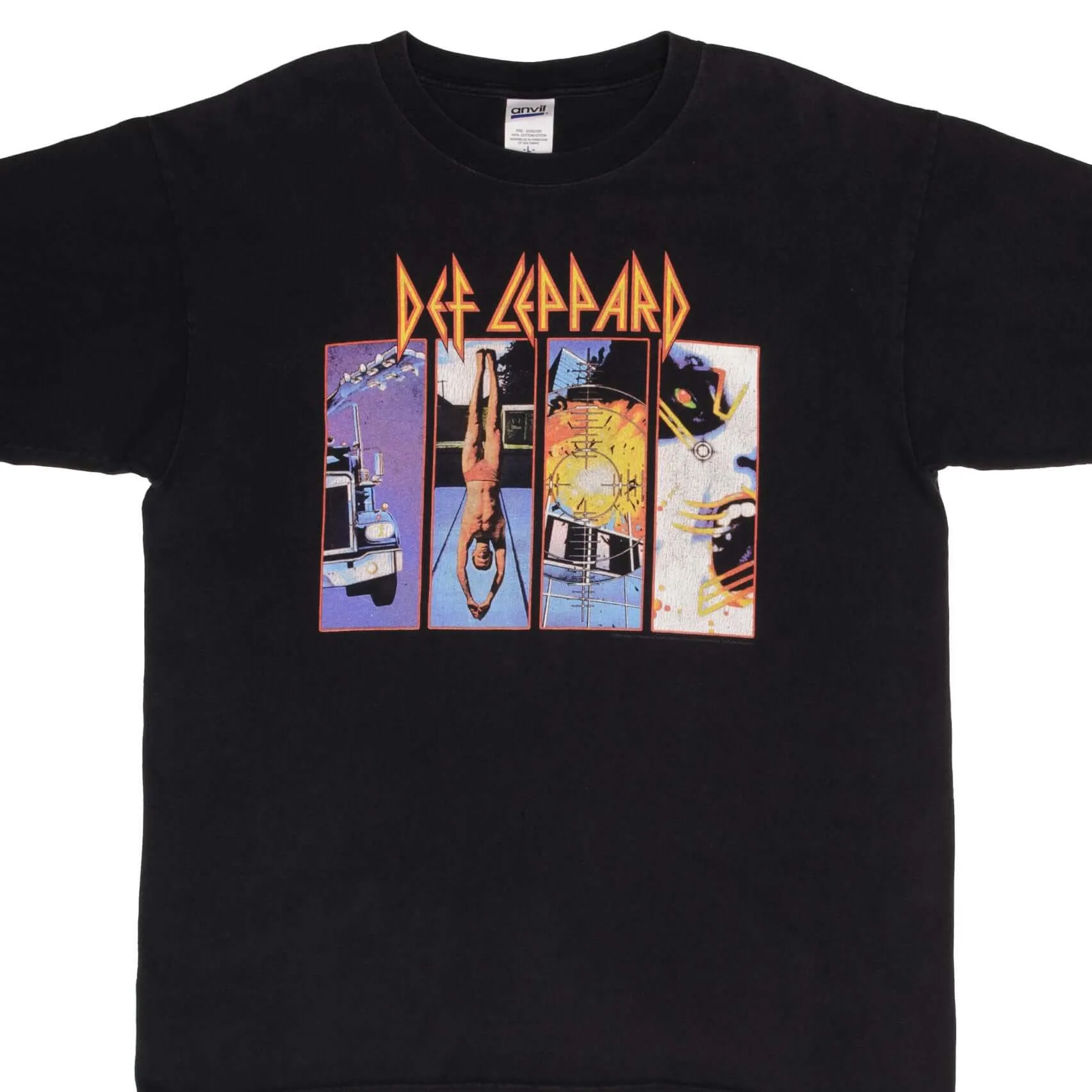 VINTAGE DEF LEPPARD ROCK OF AGES TOUR 2005 TEE SHIRT SIZE LARGE