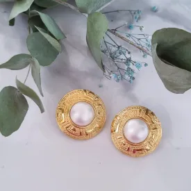 Vintage earrings - Big pearls