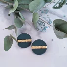 Vintage earrings - Green