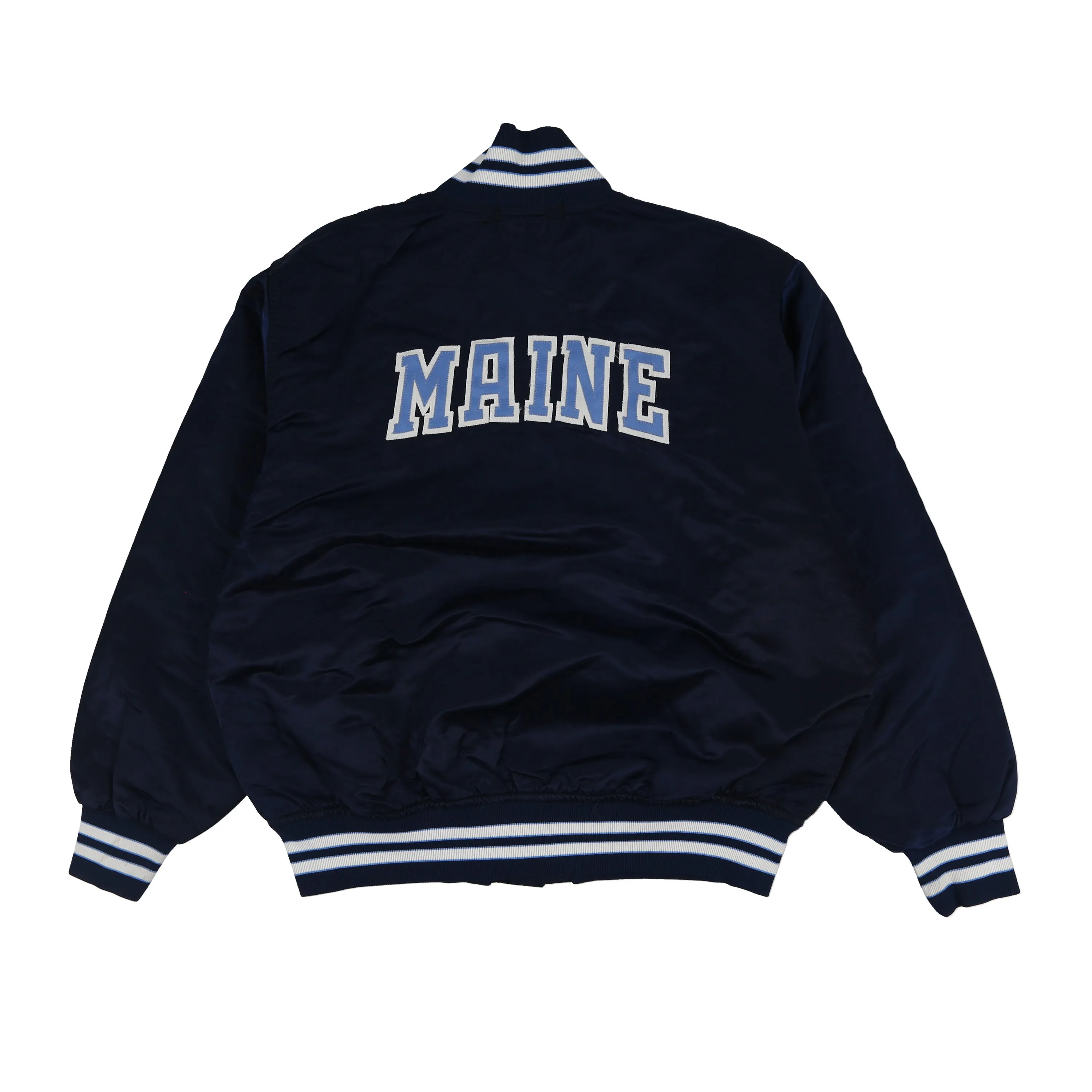 Vintage Maine Satin Baseball Jacket by Wilson