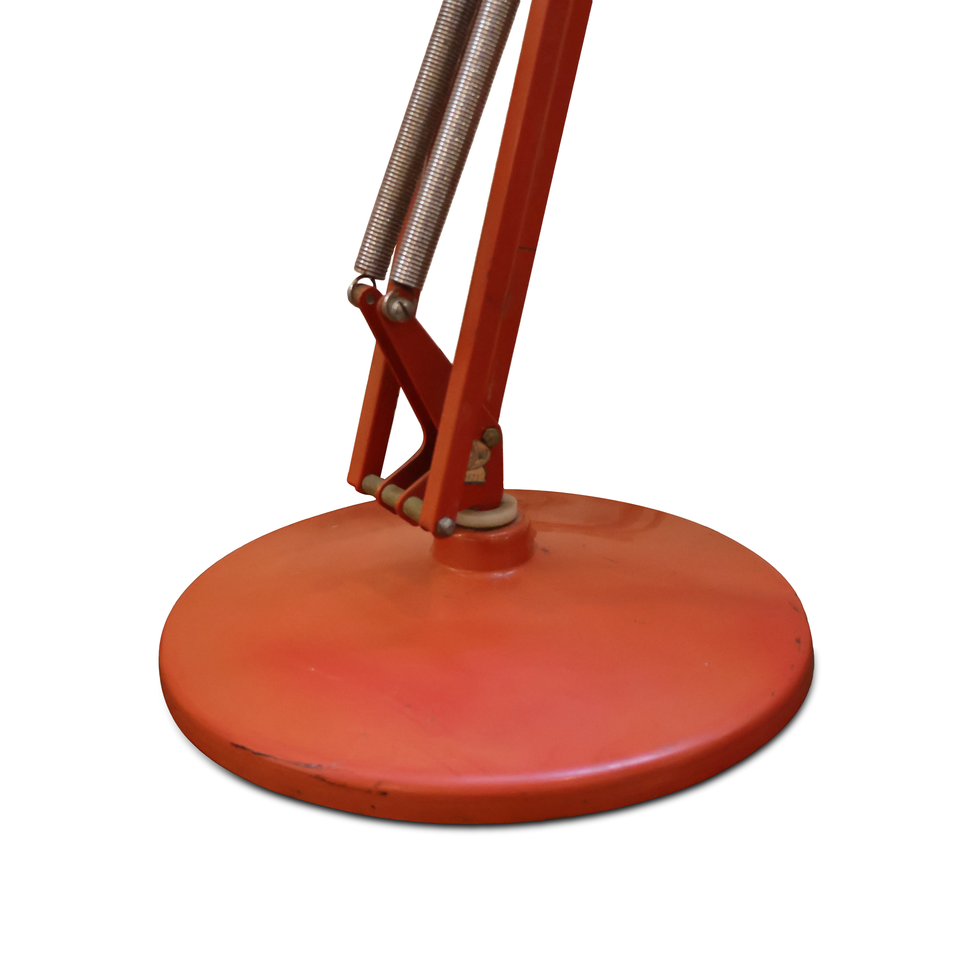 Vintage Orange Task Lamp, 1960s (NYC)