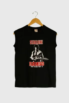 Vintage Rambo First Blood Part Ii Hbo Sleevelesst Sz M