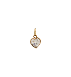 Vintage Topaz Lustrous Love Charm