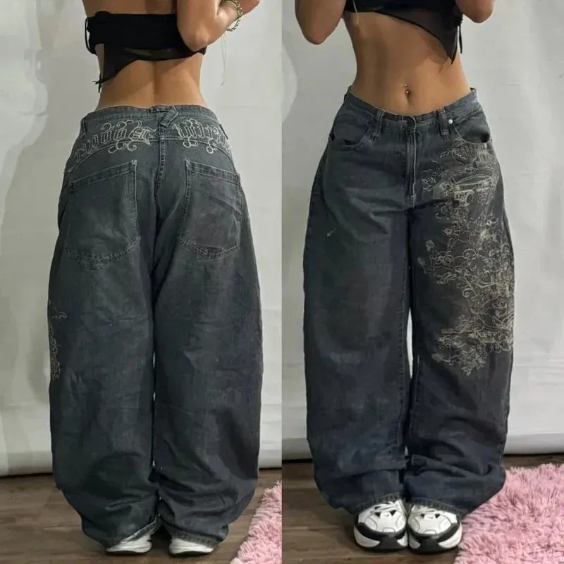 Vintage Washed Halloween Baggy Pants