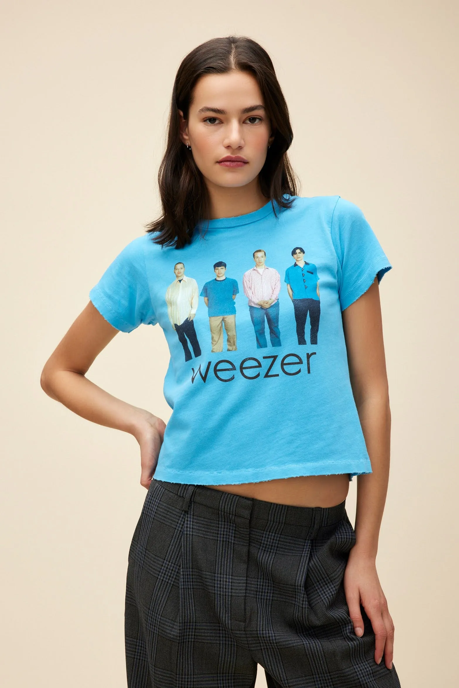 Weezer Blue Album Vintage Tee