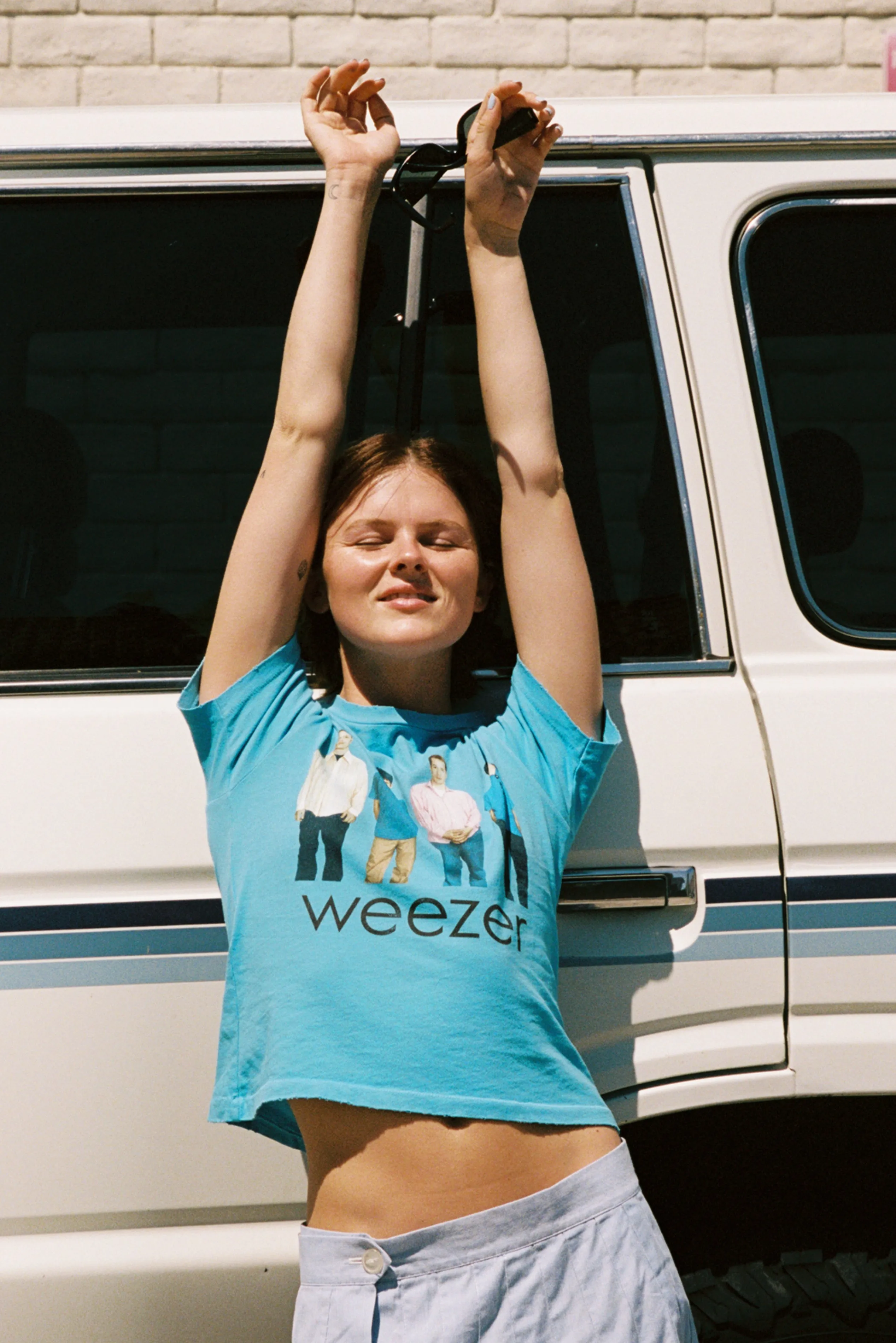 Weezer Blue Album Vintage Tee