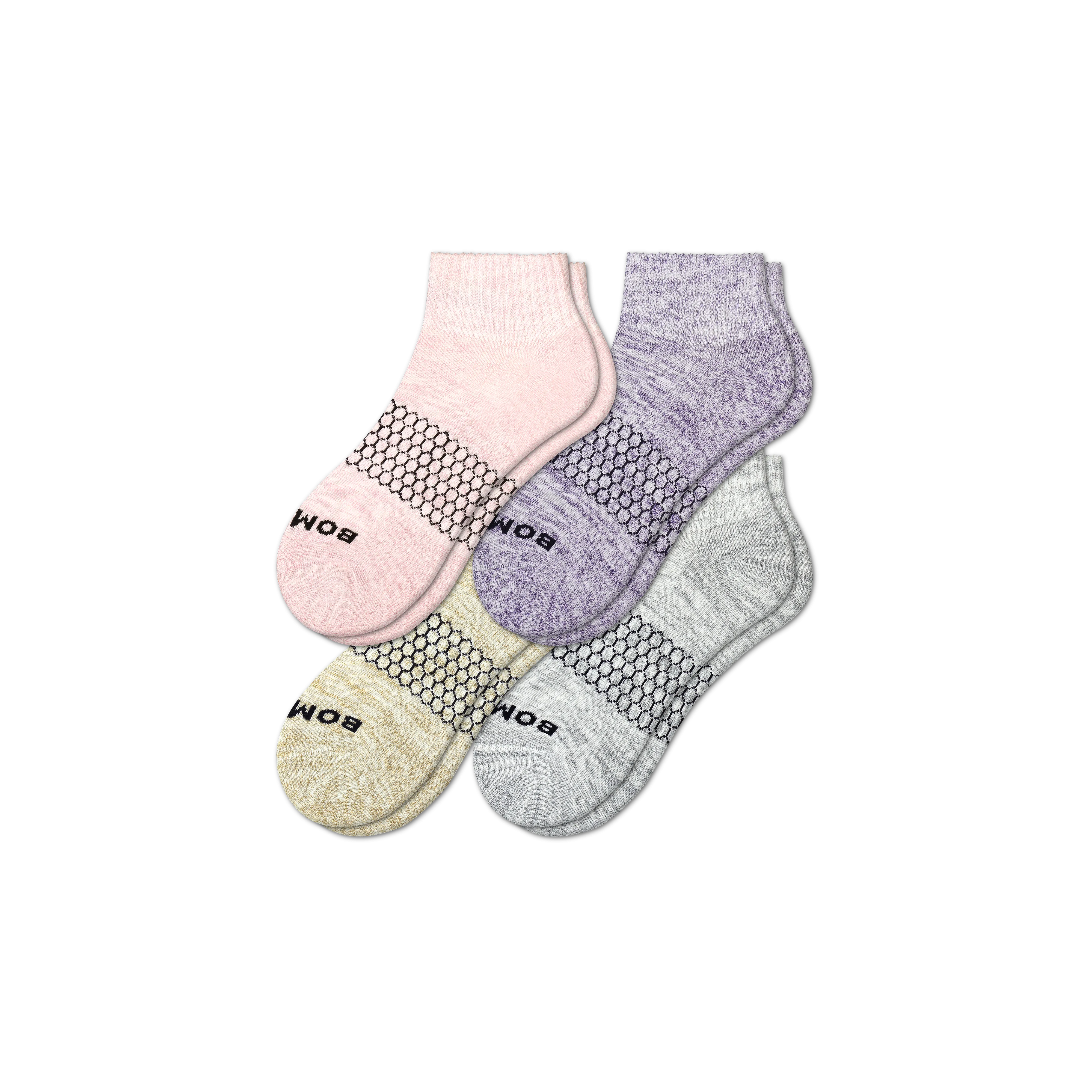 Women's Sparkle Quarter Sock 4-Pack