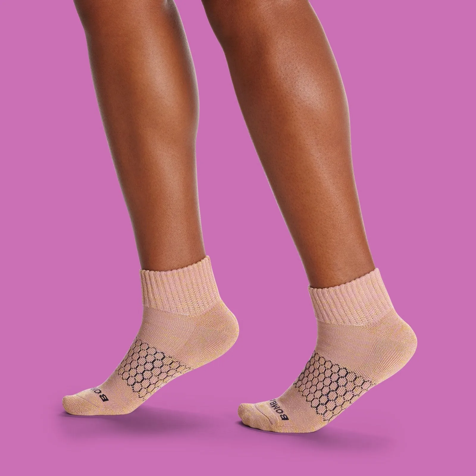 Women's Sparkle Quarter Sock 4-Pack