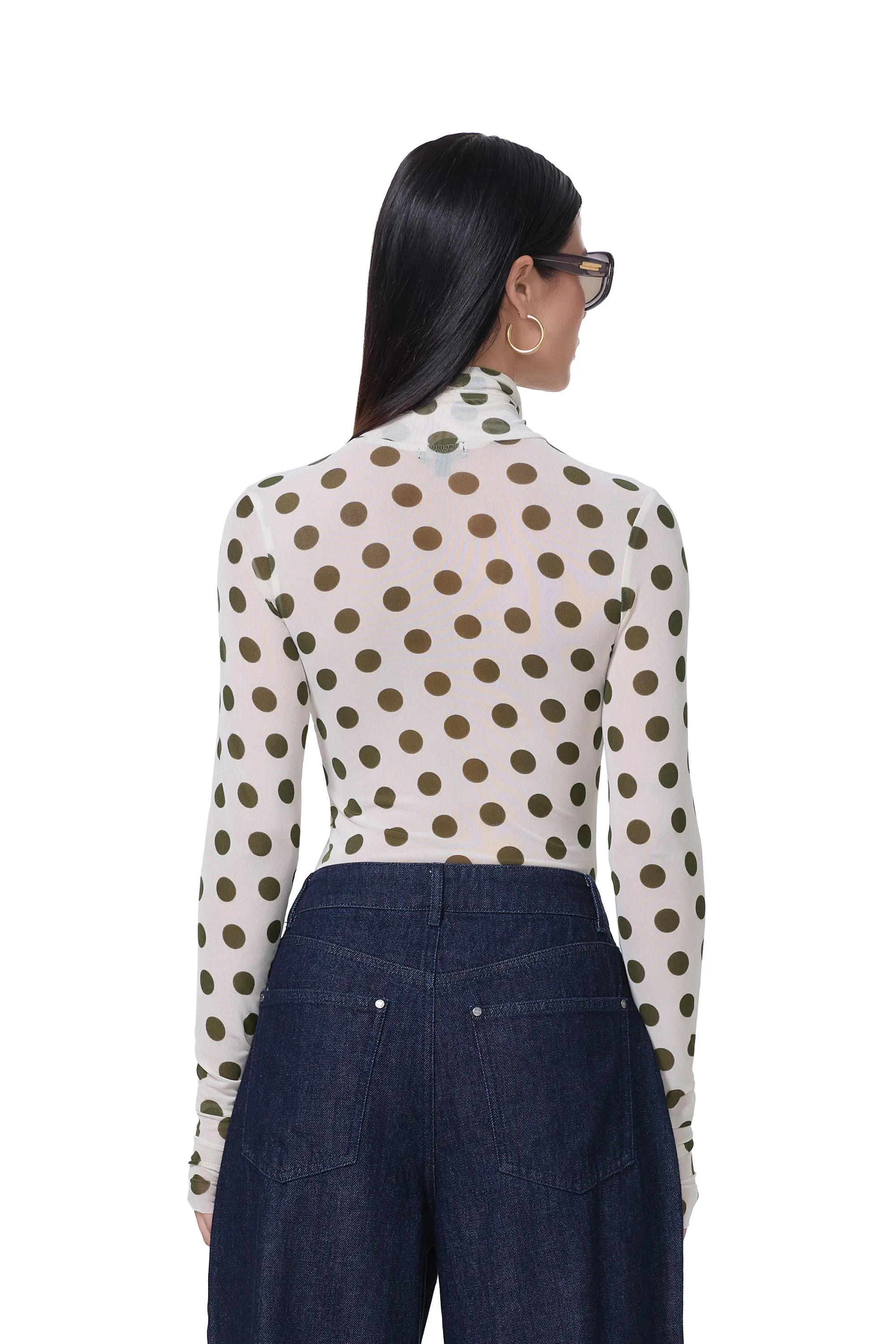 Zadie Top - Birch Dot